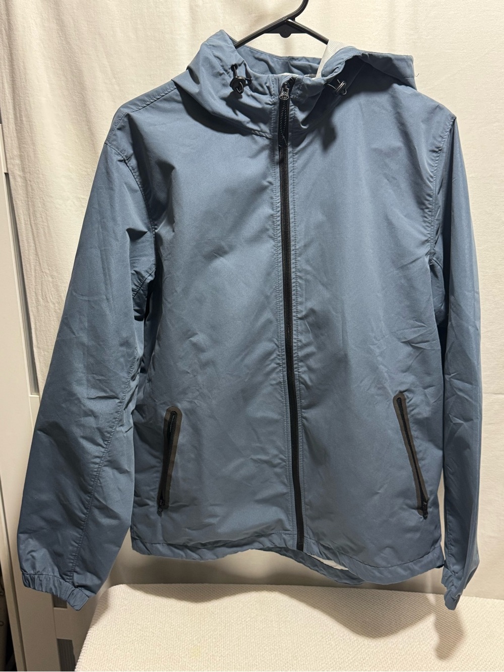 Old Navy Dusty Blue Hooded Windbreaker